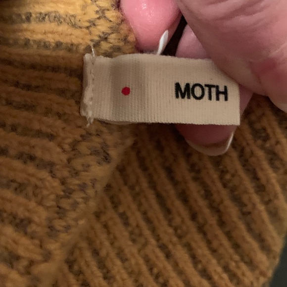 Anthropologie Moth Mustard Pocket Skirt - Picture 5 of 6